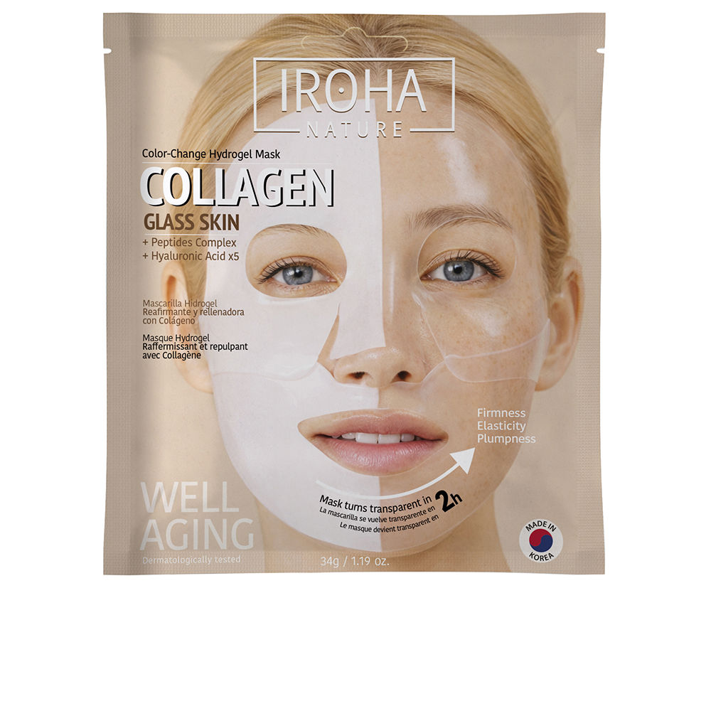 IROHA COLLAGEN color change hydrogel mask 1 u