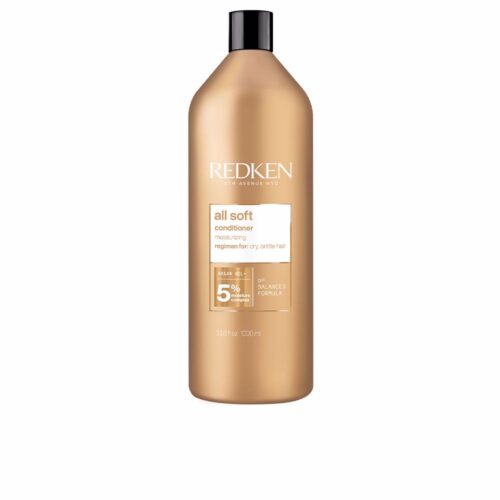 Redken All Soft Conditioner | Unisex 1000ml Droog Haar | Hydraterend Arganolie