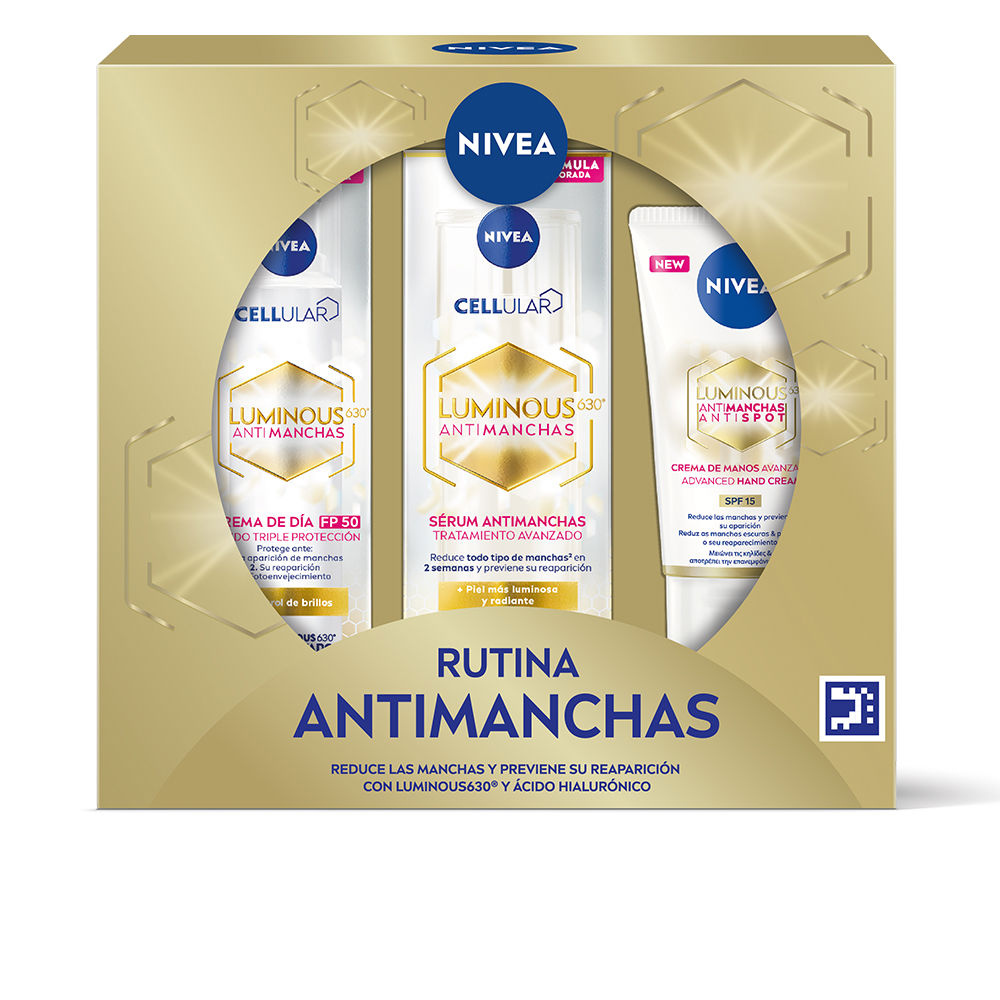 Nivea LUMINOUS 630º ANTI-STAIN CASE 3 pcs