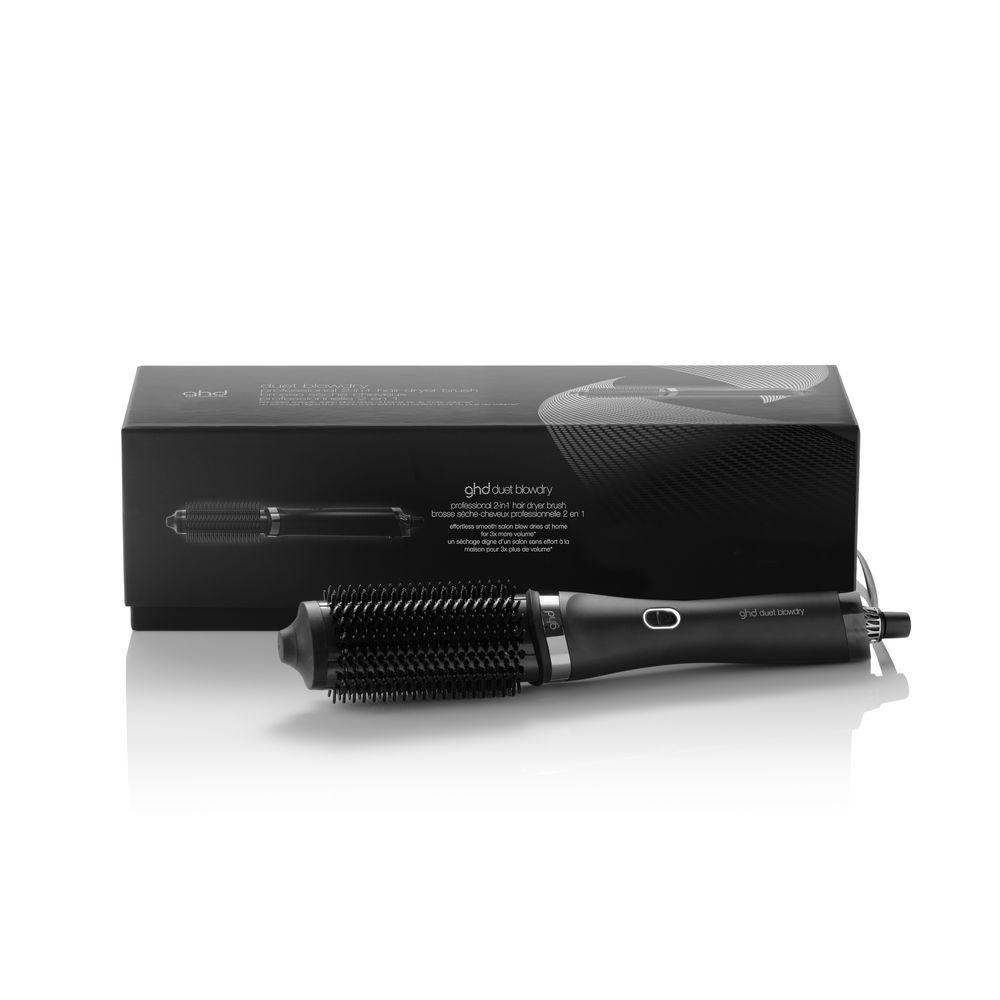 ghd duet blowdry 2 in 1 hairdryer brush #black 1 u