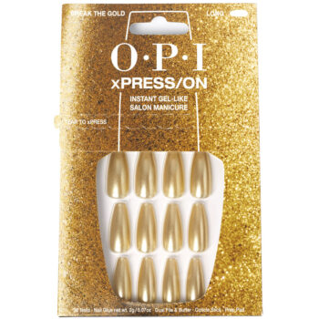 OPI xPRESS/ON Artificial Nails Nail Art #Break the Gold 30 u