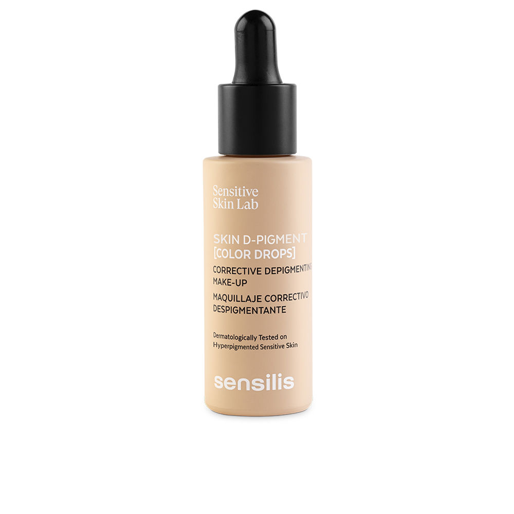 Sensilis SKIN D-PIGMENT [COLOR DROPS] depigmenting corrective makeup #Beige golden 30 ml