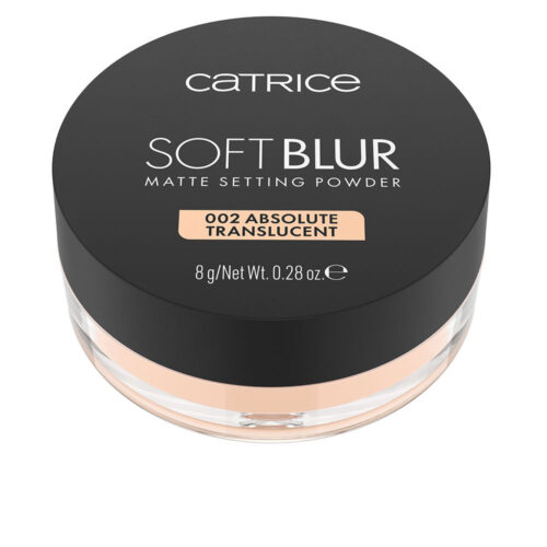 CATRICE SOFT BLUR mattifying setting powder #002-Absolute Translucent 8 gr