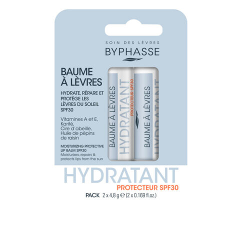 BYPHASSE PROTECTIVE LIP BALM SPF30 PACK 2 pcs