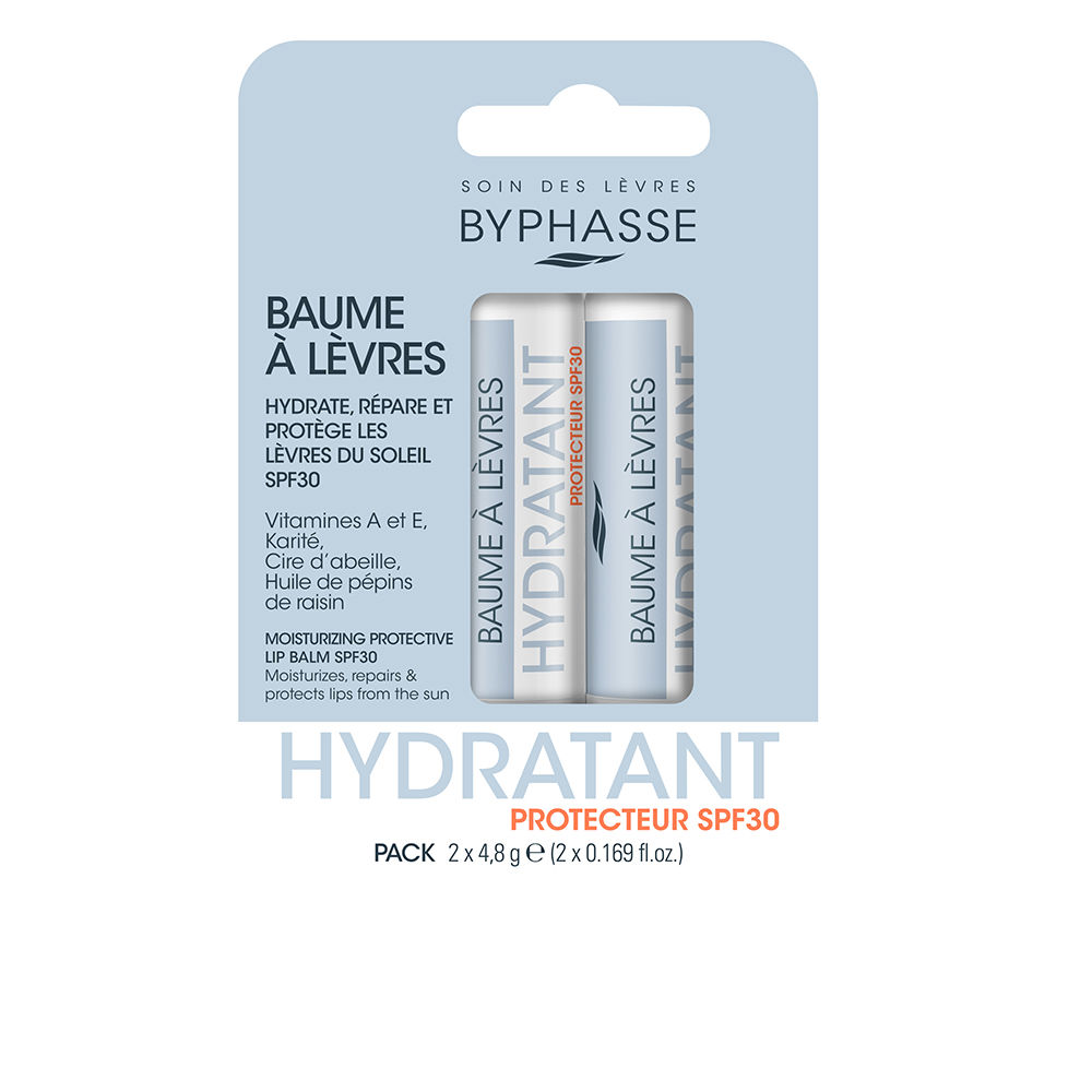 BYPHASSE PROTECTIVE LIP BALM SPF30 PACK 2 pcs