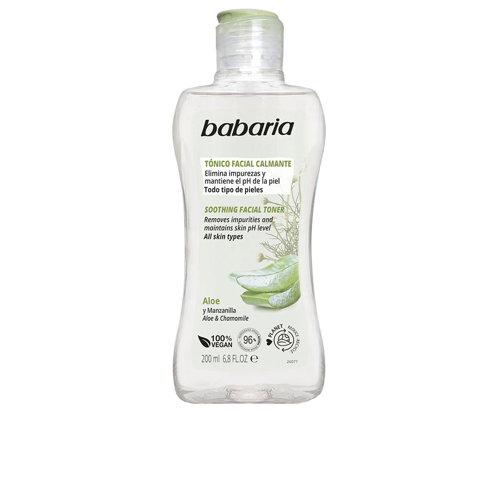 Babaria Aloe Vera Toner | Unisex 300ml Gevoelige Huid | Kalmerend Hydraterend