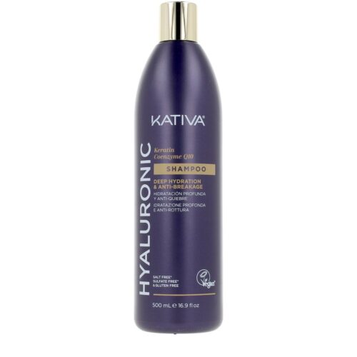 KATIVA HYALURONIC keratin & coenzyme Q10 shampoo 500 ml