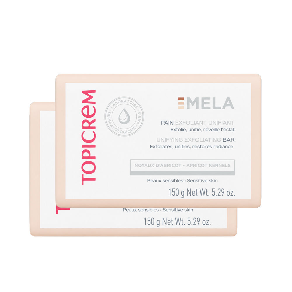 TOPICREM MELA exfoliating bar pack 2 x 150 gr