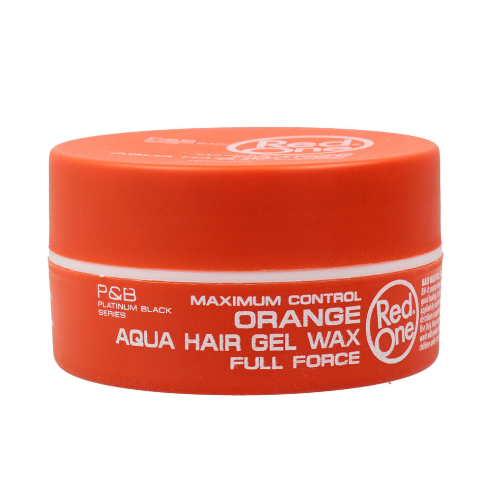 Red One FULL FORCE AQUA HAIR WAX orange gel 150 ml