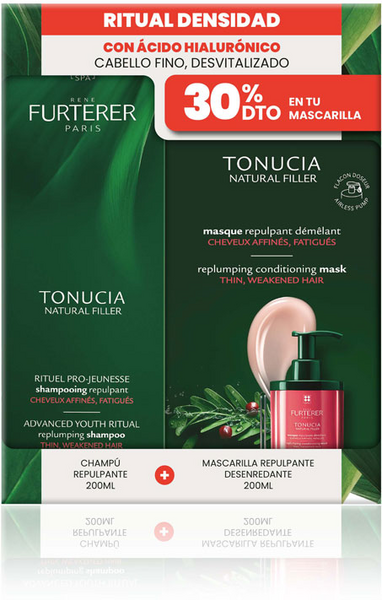 Rene furterer TONUCIA NATURAL FILLER REPLATING SHAMPOO + MASK CASE 2 pcs