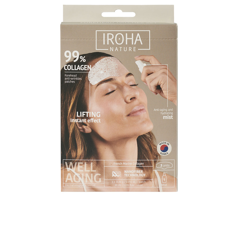 IROHA 99% COLLAGEN forehead patches 3 units