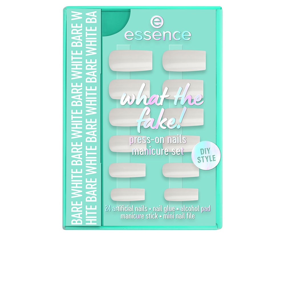 ESSENCE WHAT THE FAKE! False Nails Set #04 - Bare White 6 pcs