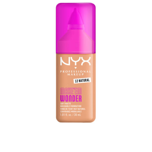NYX PROFESSIONAL MAKE UP MAKE'EM WONDER foundation #12-Natural 30 ml