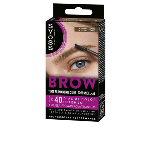 SYOSS BROW TINT permanent eyebrows #Light Brown 1 u