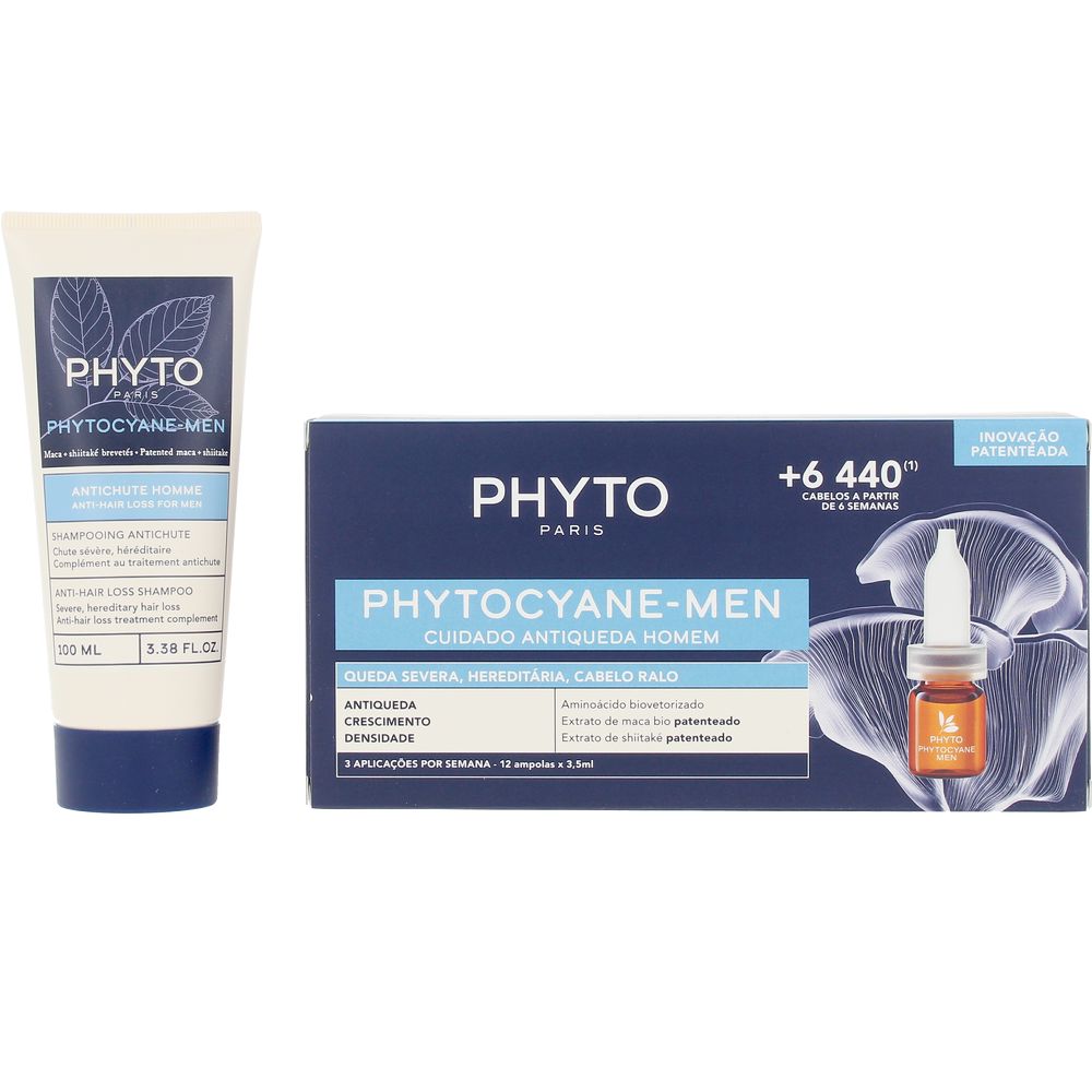 PHYTOCYANE MEN ANTI-HAIR LOSS + SHAMPOO SET 2 pcs
