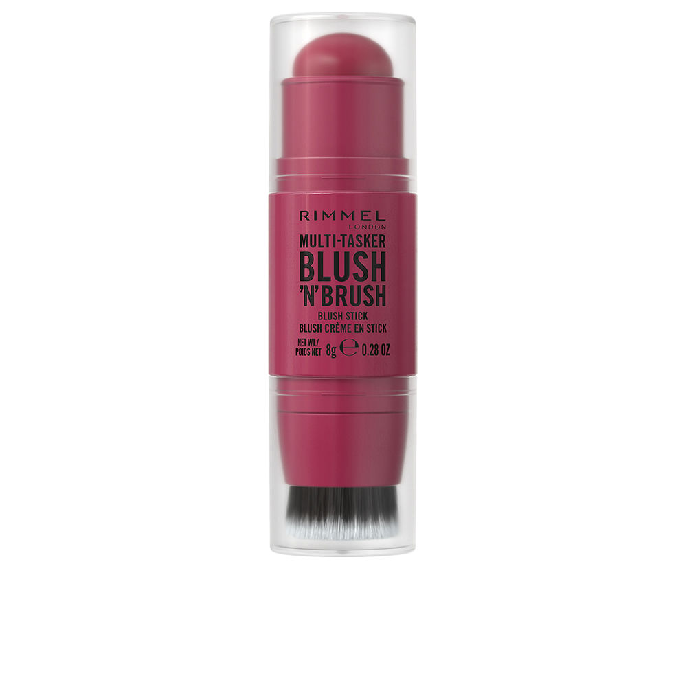 RIMMEL LONDON MULTI-TASKER BLUSH 'N' BRUSH stick #200-Fushia Glam 8 gr