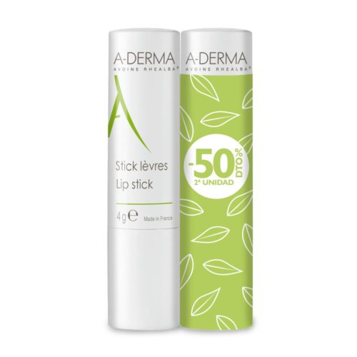 A-DERMA Lip stick pack 2 x 4 gr