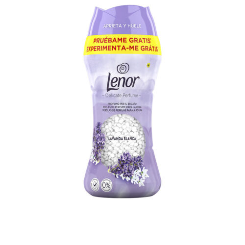 LENOR UNSTOPPABLES fabric softener pearls scented #white lavender 195 gr