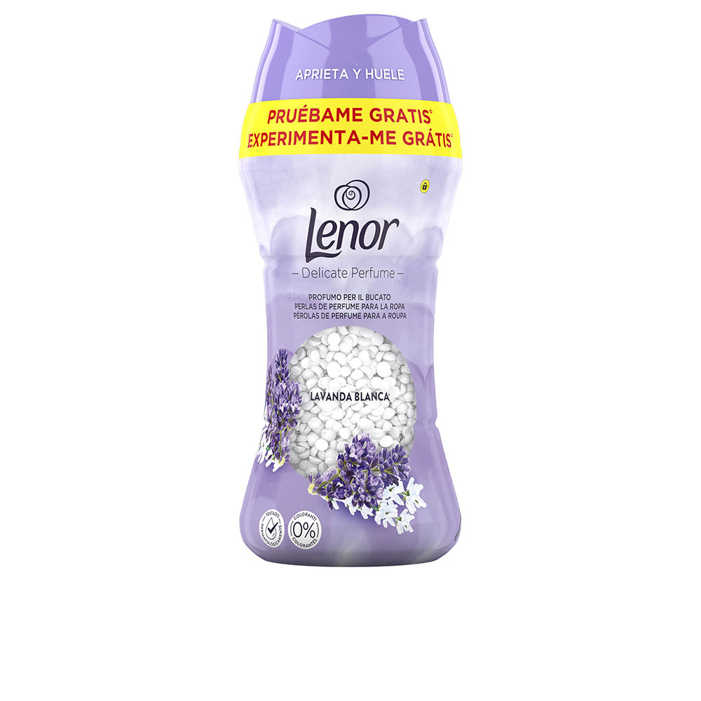 LENOR UNSTOPPABLES fabric softener pearls scented #white lavender 195 gr