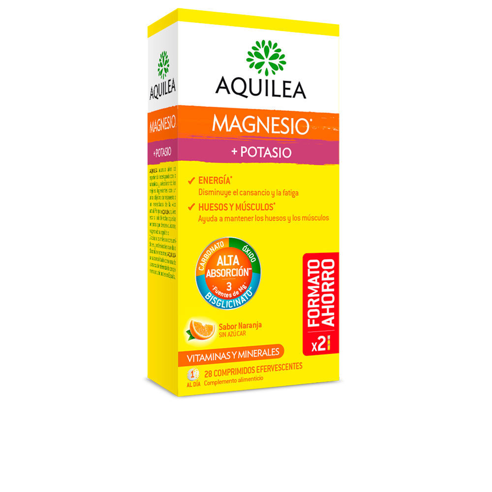 Aquilea Magnesium and Potassium 28 Effervescent Tablets