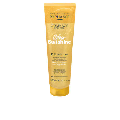 BYPHASSE GLOW SUNSHINE prebiotic body scrub 300 ml