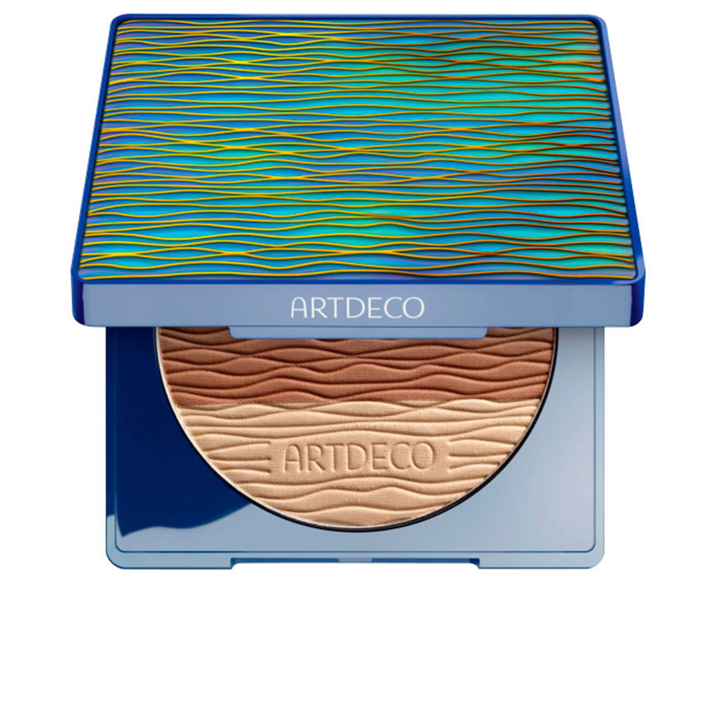 ARTDECO ALL SEASONS BROZING POWDER limited ocean wave design #mermaid kiss 13.50 ml