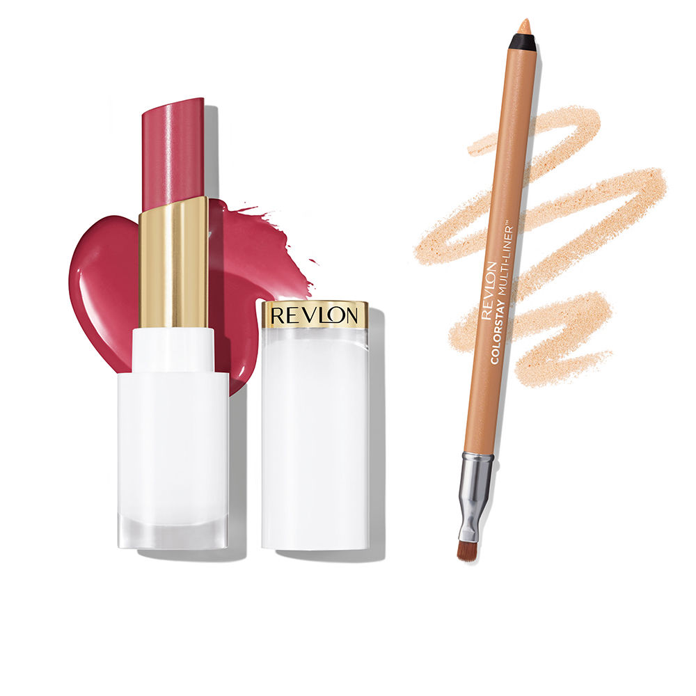 REVLON MASS MARKET DUO GLASS SHINE + MULTILINER 2 pcs