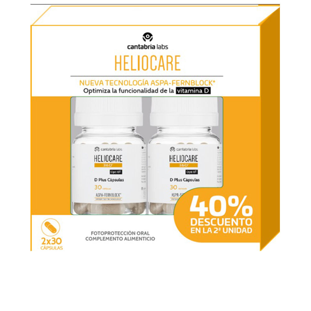 HELIOCARE 360° D PLUS oral capsules pack 2 x 30 u