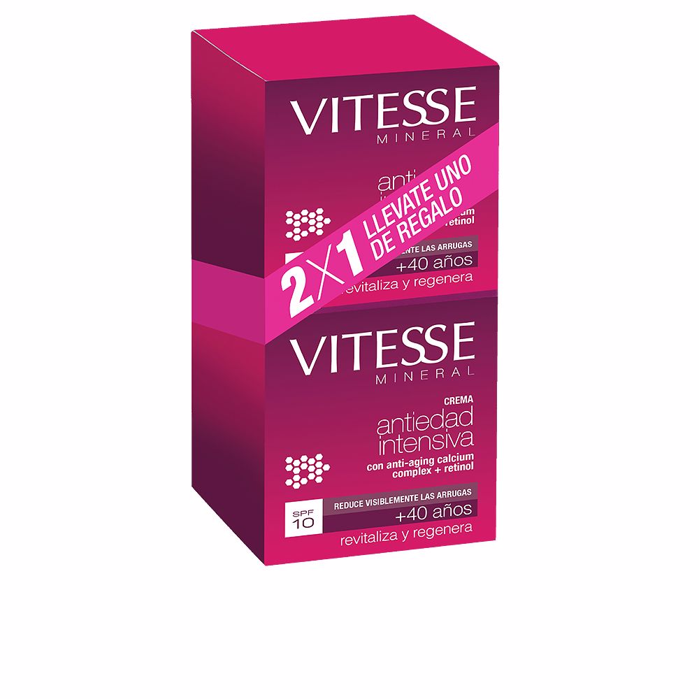 Vitesse Antiedad Intensiva Crème Dames | 2x50ml SPF10 | Anti-Aging Retinol