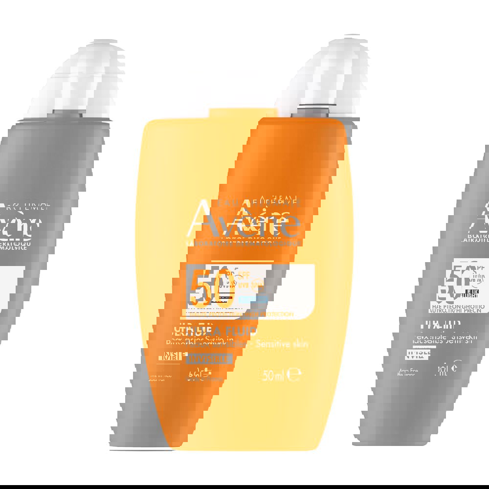 AvÈne SOLAIRE ULTRA FLUID normal to combination skin ultra matte SPF 50 50 ml