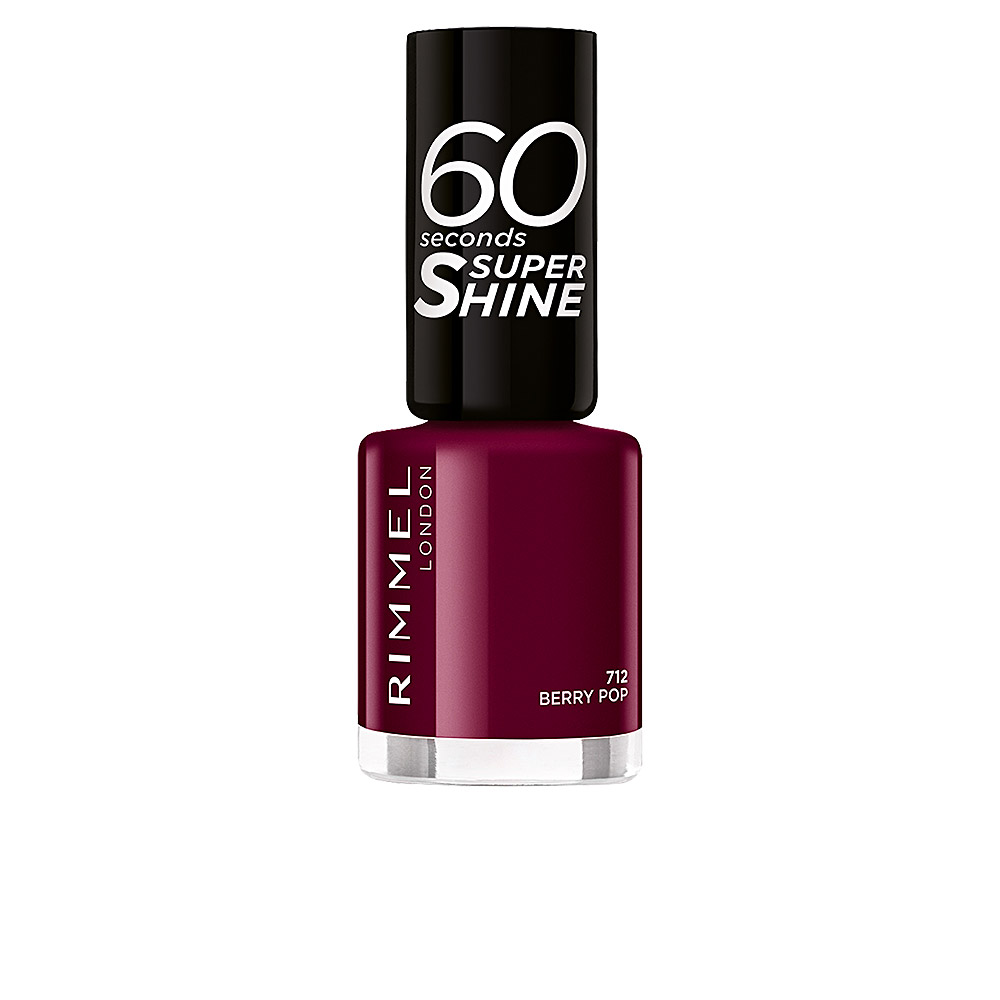 Rimmel London 60 SECONDS SUPER SHINE esmalte de uñas #712-berry pop 8 ml