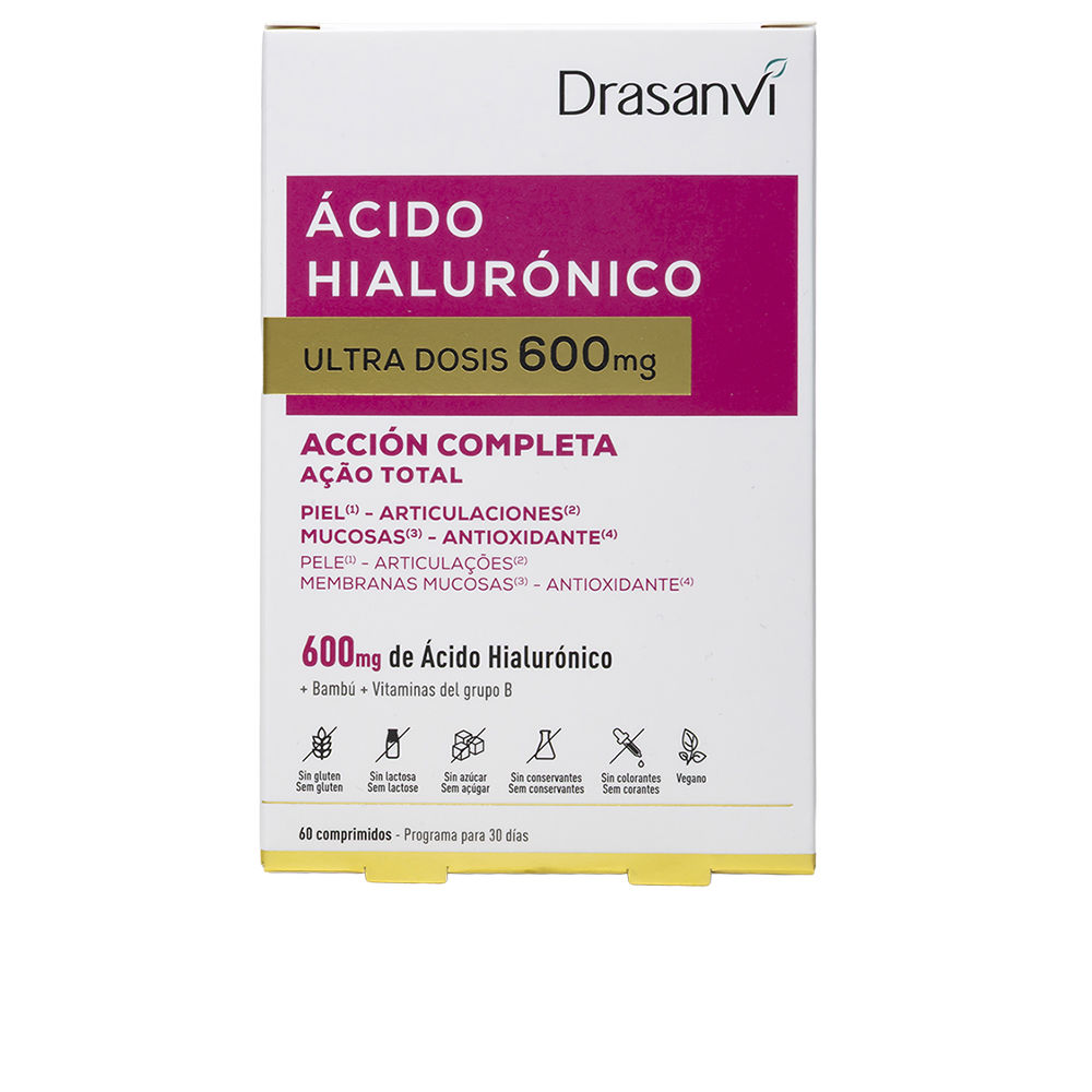 DRASANVI Hyaluronic Acid Ultra Dose 600 mg tablets 60 units