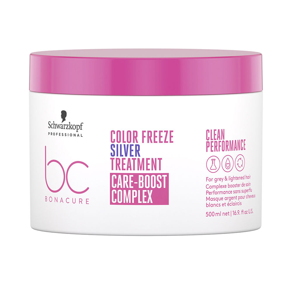 Schwarzkopf BC Color Freeze Silver Haarbehandeling | Unisex 500ml Gekleurd Haar | Neutraliserend Kleurbehoud