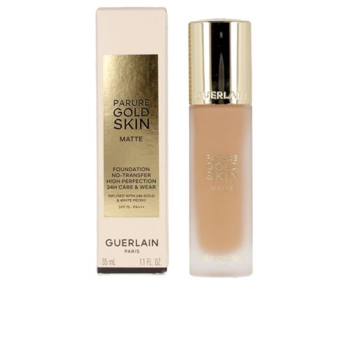 Guerlain Parure Gold Skin Matte Foundation | Unisex 35ml 4W Warm | Mat Langdurig SPF15