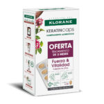 Klorane KERATINCAPS capsules to strengthen and revitalize hair pack 3 x 30 units