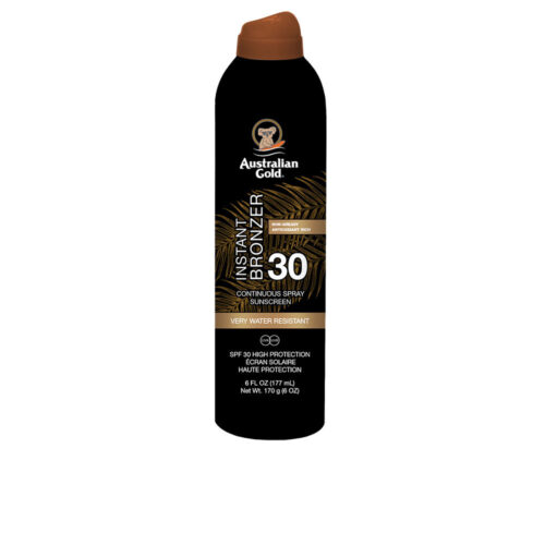 AUSTRALIAN GOLD INSTANT BRONZER SPF30 water resistant spray 177 ml