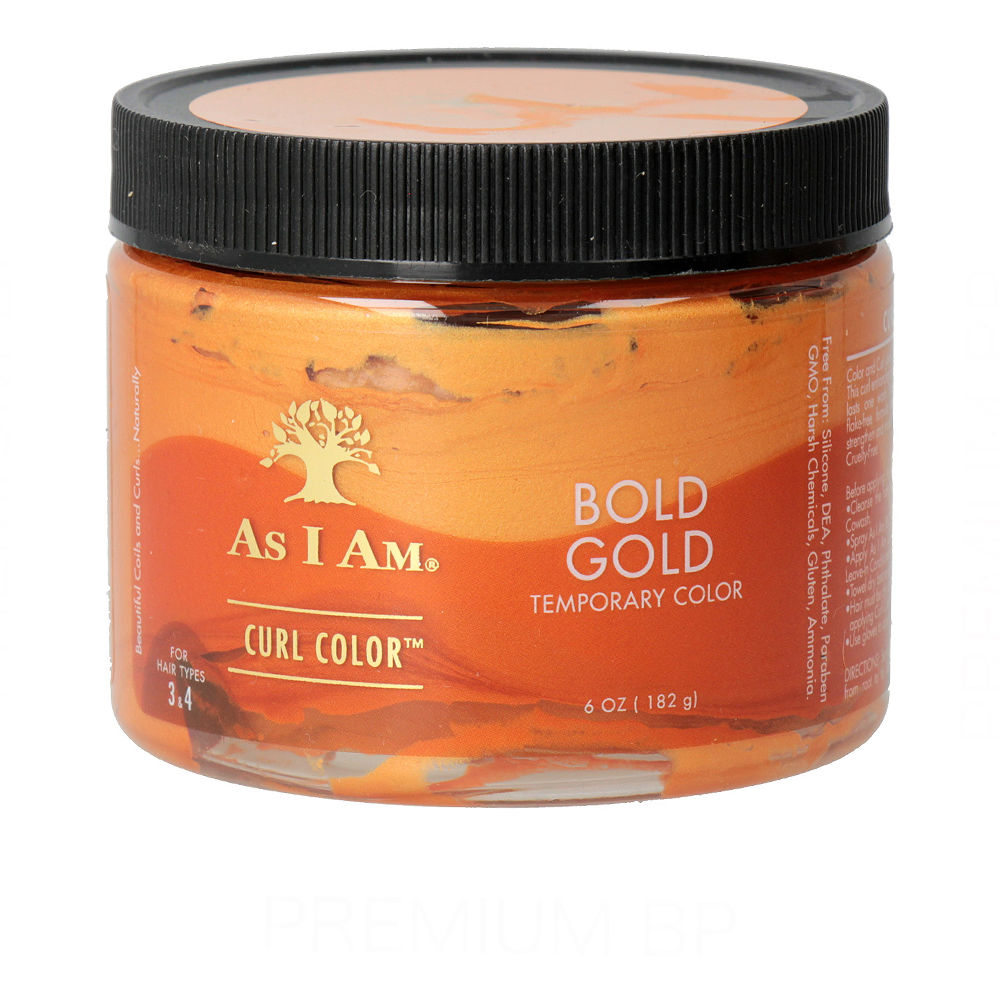 As I Am CURL COLOR bold gold temporay color 182 gr