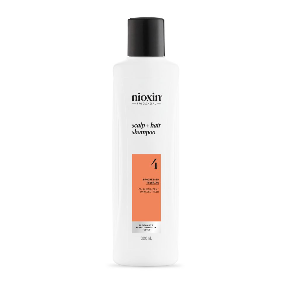 Nioxin SYSTEM 4 - Shampoo - Dyed and Damaged Hair with Advanced Weakening 300 ml