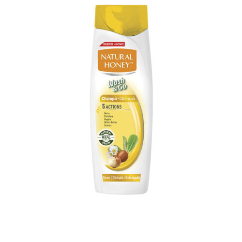 NATURAL HONEY WASH & GO shampoo for damaged hair 400 ml