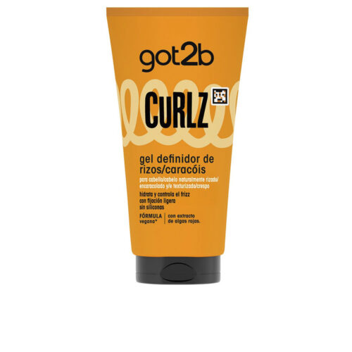 Schwarzkopf got2b CurlZ Styling Gel | Unisex 150ml Krullend Haar | Krullen Definiëren Anti-Pluis