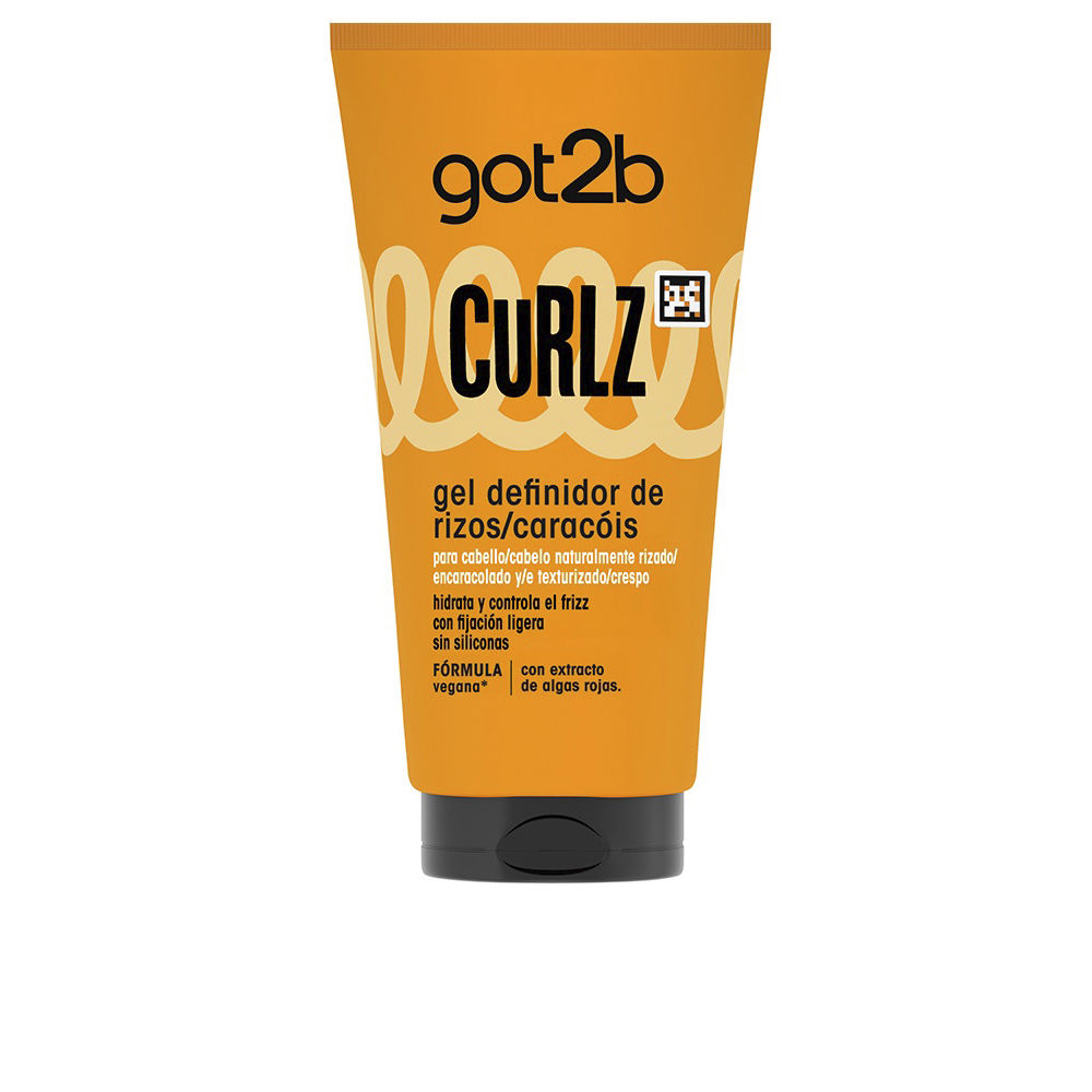 Schwarzkopf got2b CurlZ Styling Gel | Unisex 150ml Krullend Haar | Krullen Definiëren Anti-Pluis