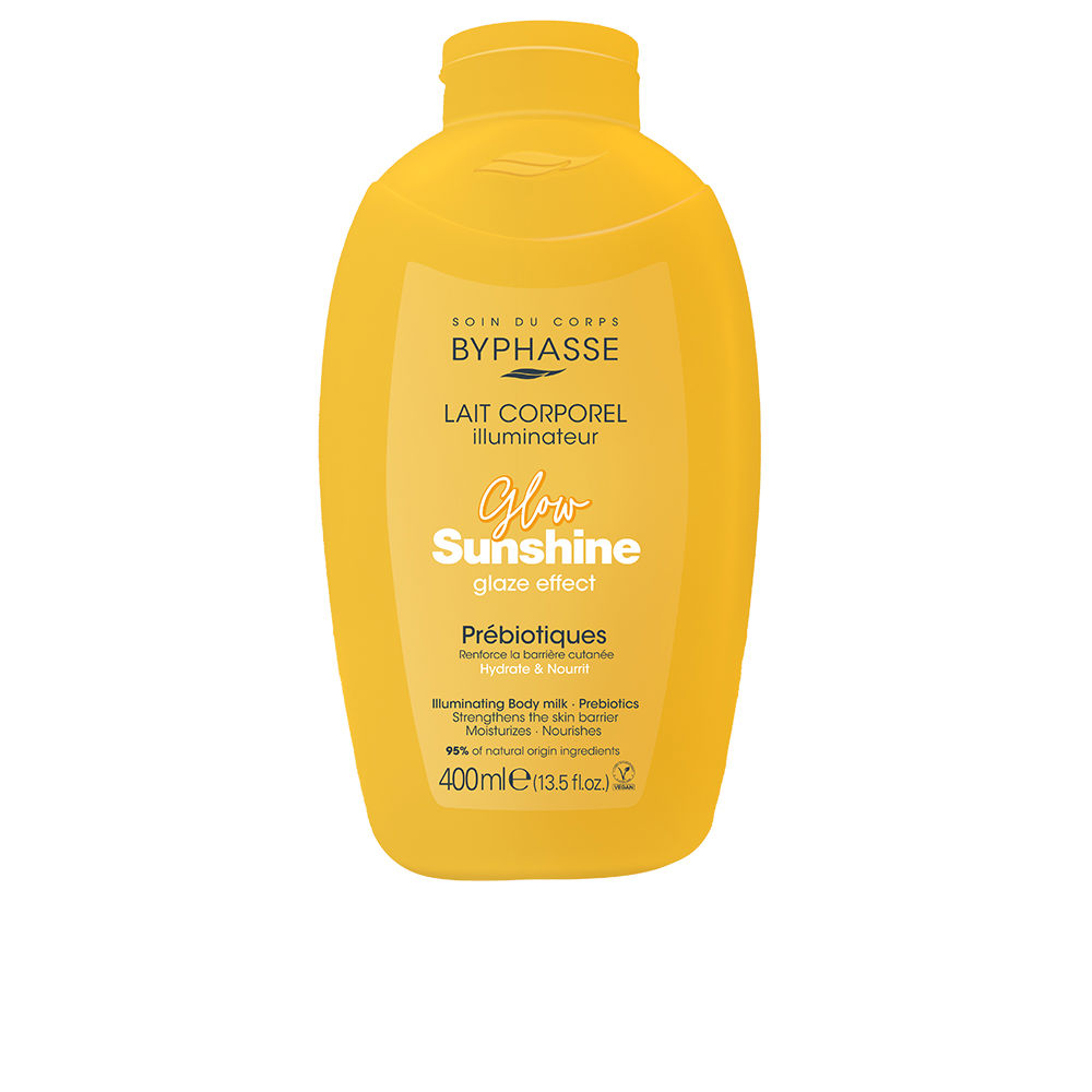 BYPHASSE GLOW SUNSHINE illuminating body milk with prebiotics 400 ml