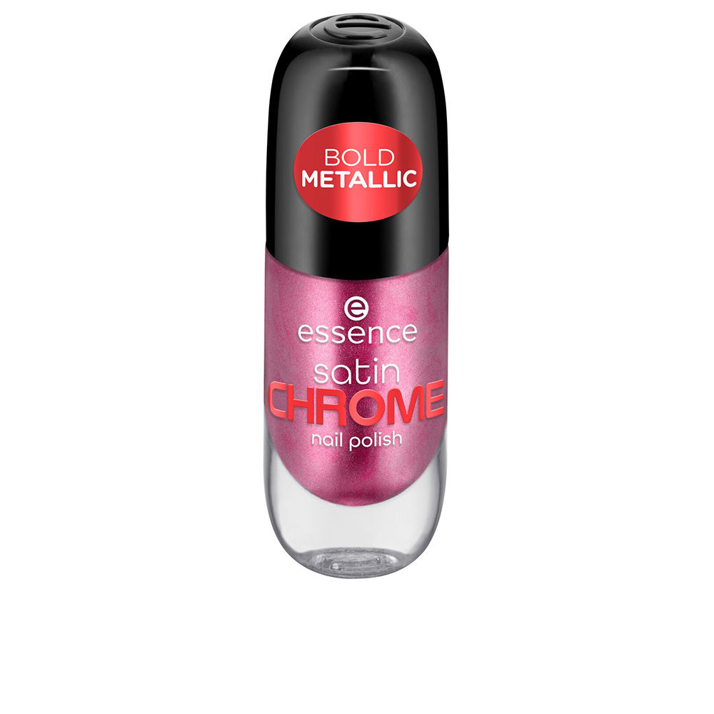 Essence SATIN CHROME nail polish #03-Meta Maroon 8 ml