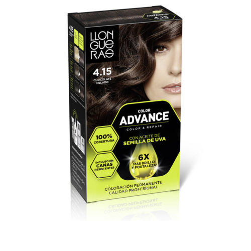 LLONGUERAS COLOR ADVANCE #4,15-chocolate helado 1 u