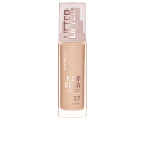 MAYBELLINE LIFTER PLUMP & GLOW foundation #102 30 ml