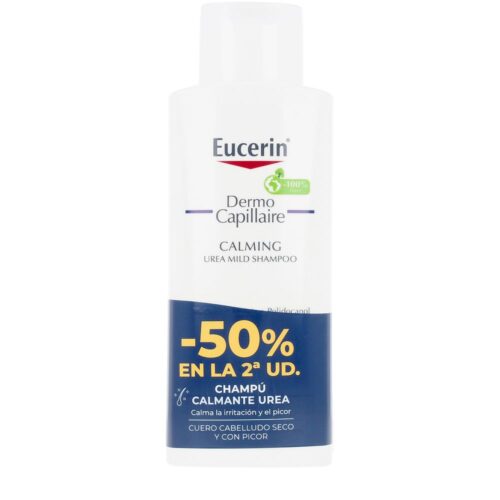 EUCERIN DERMO CAPILLAIRE soothing urea shampoo pack of 2 x 250 ml