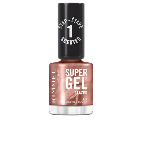 RIMMEL LONDON SUPER GEL nail polish #118-Irresistible Dough 12 ml