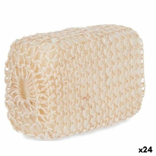 Lichaamsspons Berilo Wit Beige 14 x 6,5 x 9 cm 9 x 14 x 6 cm (24 Stuks)