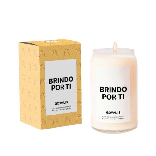 Geurkaars GOVALIS Brindo por ti (500 g)