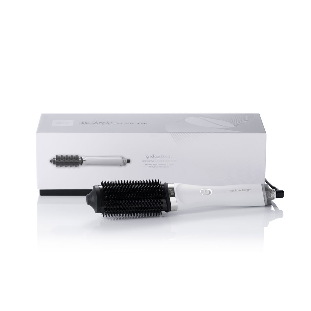 ghd duet blowdry 2 in 1 hairdryer brush #white 1 u